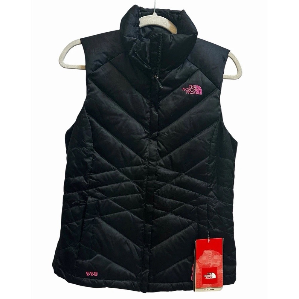 The North Face Womens Aconcagua Vest 550 Down Breast Cancer Awareness Sz S NEW